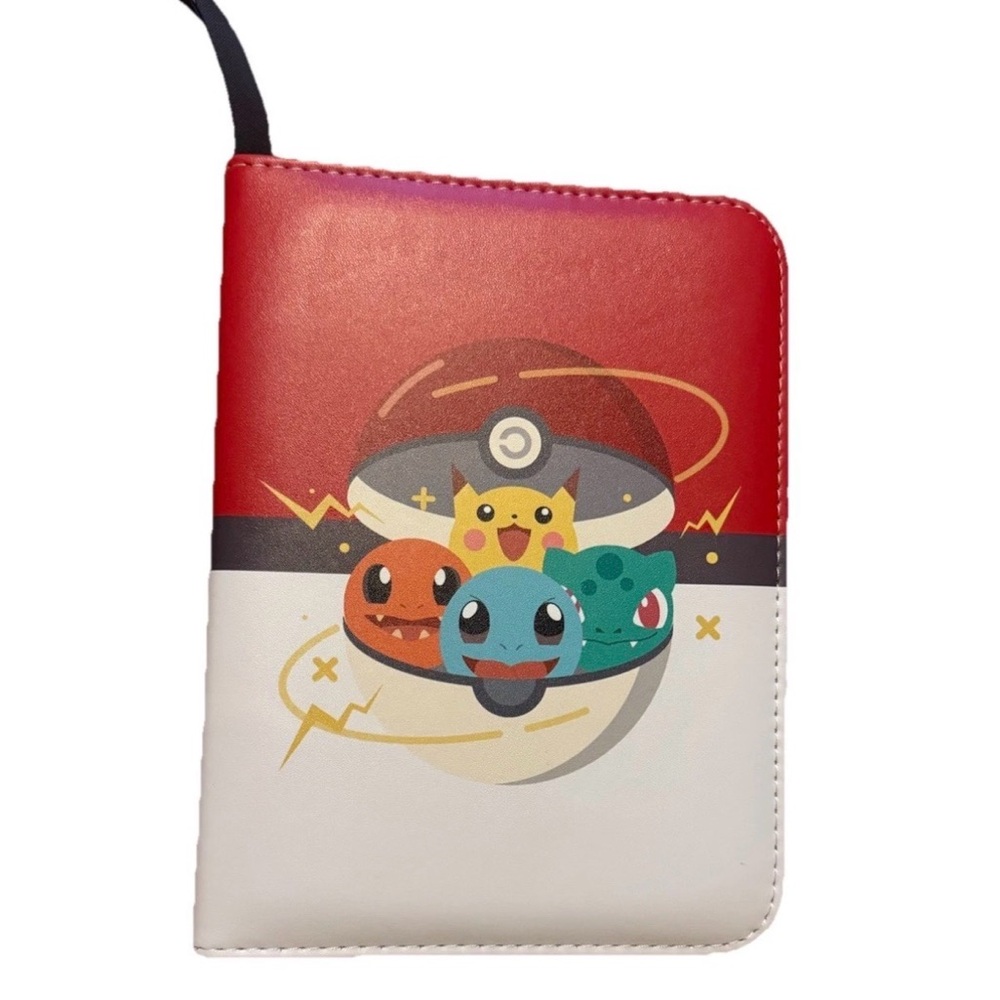 Charzaird Pokémon Card Binder Trading card for 400 Cards 50 Removable Sleeves